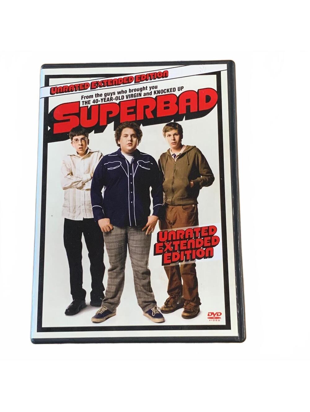 Superbad DVD 2007 Unrated Extended Edition Comedy Movie
